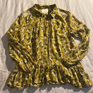 Anthropologie Maeve rabbit shirt